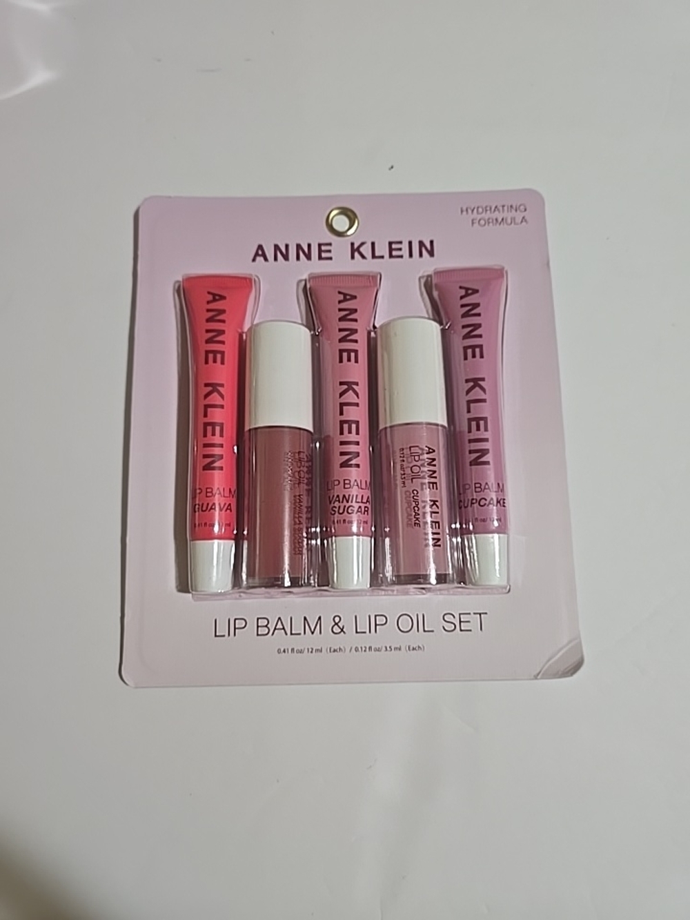 Anne Klein Pink Lip Balm & Oil Quartet
